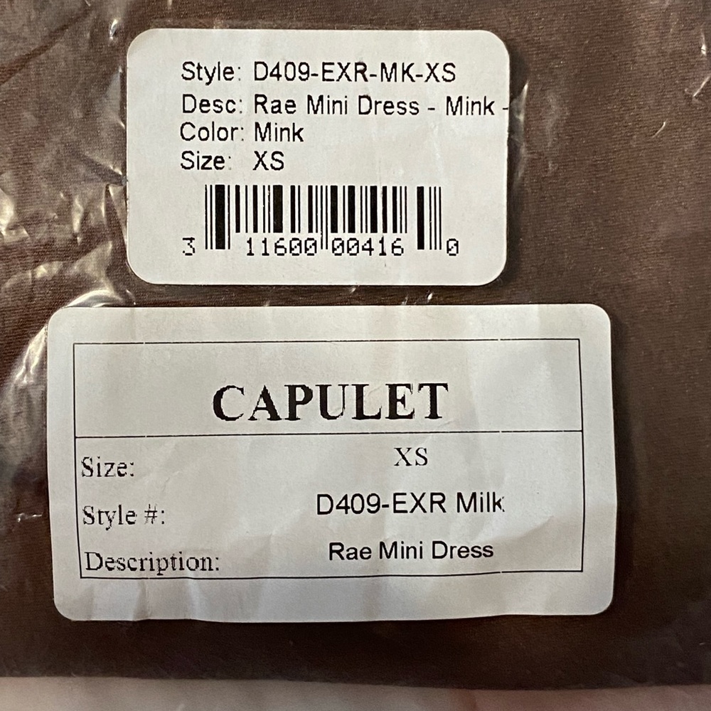 CAPULET x REVOLVE RAE SILK MINI DRESS XS MINK - Picture 12 of 12